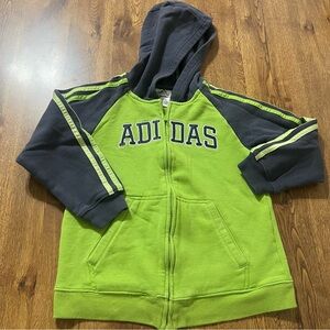 Boys Adidas size 7 zip up sweatshirt